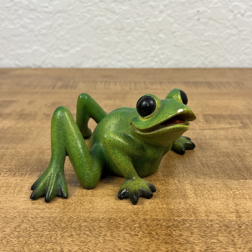 Vintage‎ Tree Frog Bright Green Home Garden Decor